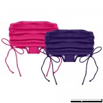 Reteron Women's Skirted Tie Side Bathing Suit Bottoms 2 Pack Pinkglo Blueprint B07P3BCB17